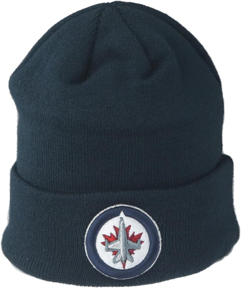 ZHATS NHL Unisex Kids NHL Officially Licensed Youth Beanie Cuff Icon Team Color - Image 1